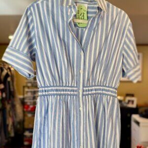 Anthropologie/ Saturday Sunday Shirt Dress Cinched Waist
